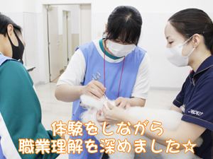 高校生がインターンシップで来校！